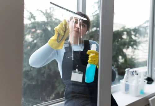 Nettoyage de vitres intérieures et extérieures à Lhuître